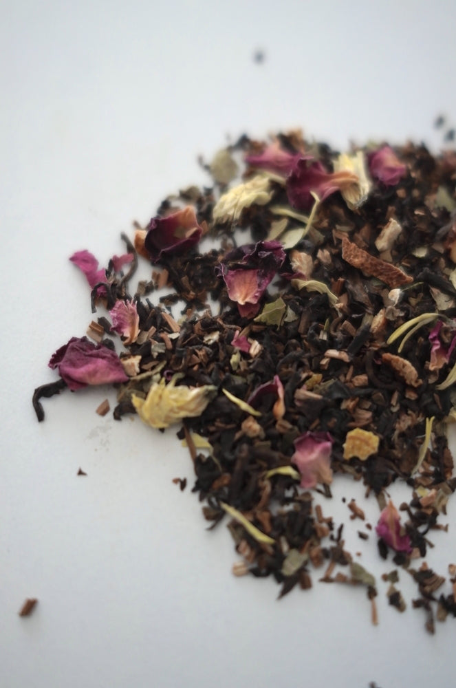 真花朱古力茶